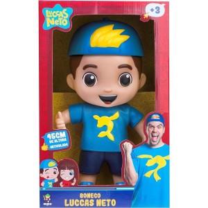 BONECO LUCCAS NETO GIGANTE 45CM ARTICULADO - MIMO